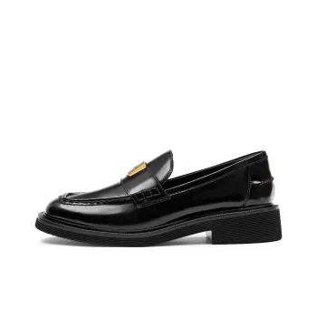 Staccato Small Gold Brick Jazz Loafers 3.5cm Women's