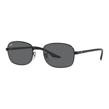 RayBan Metal Irregular Shape Sunglasses Unisex Black