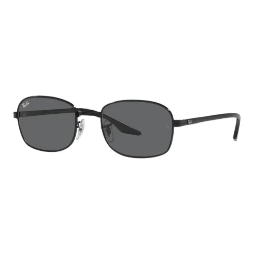 RayBan Metal Irregular Shape Sunglasses Unisex Black
