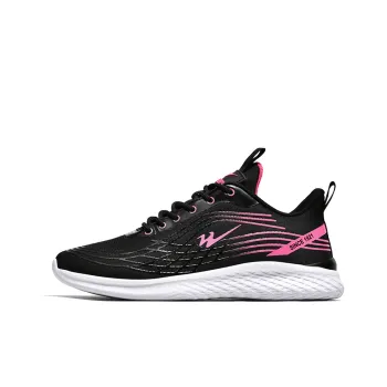 Binary Sports Running Shoes Women's Black Rose Red