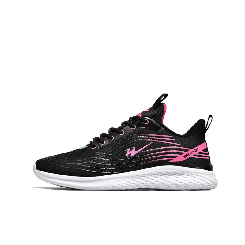 Binary Sports Running Shoes Women's Black Rose Red-0