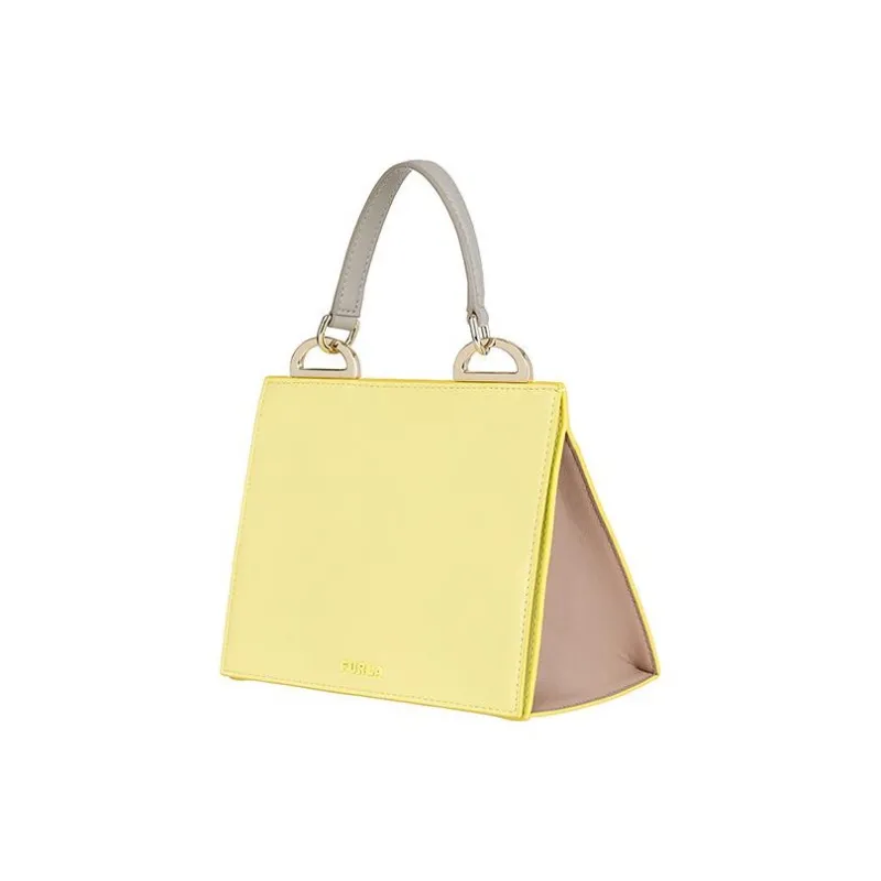 Furla PU Shoulder Bag, Crossbody Bag, Handbag Mini Women's Yellow-1