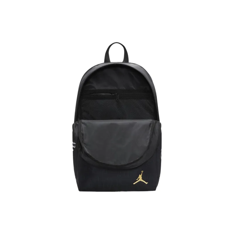 Jordan Satin Nylon Backpack Regular Unisex Black-1
