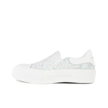 Alexander McQueen Low Top Skateboard Shoes Women's White