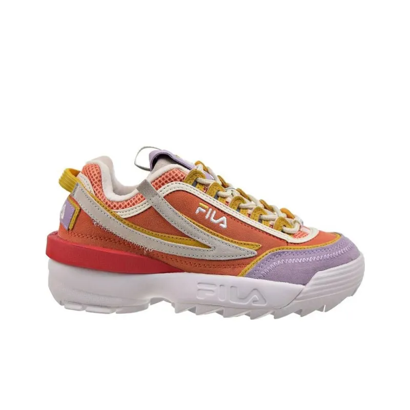 FILA Disruptor 2 Anti-Slip Wear-Resistant Low-Top Running Shoes Women's Purple-1