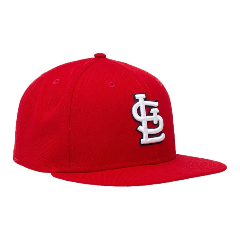 New Era Wool Baseball Caps Unisex Red-1