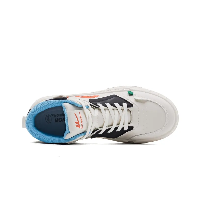 WARRIOR Wing Series Skateboard Shoes Unisex High Top Black, Orange-11