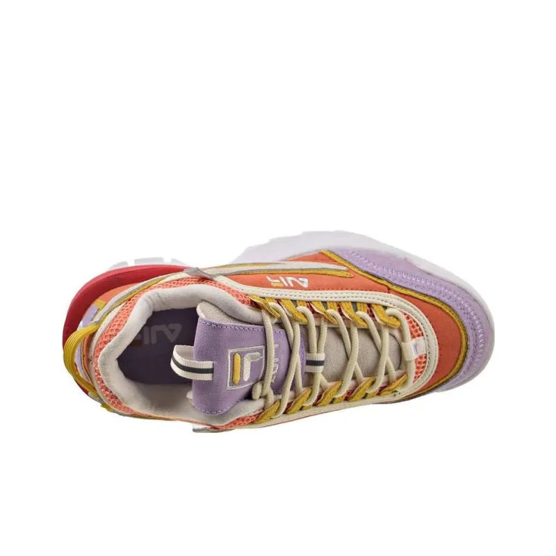 FILA Disruptor 2 Anti-Slip Wear-Resistant Low-Top Running Shoes Women's Purple-3