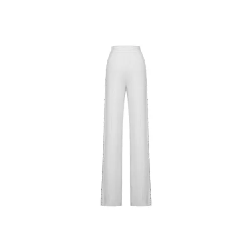 Le Fame Casual Pants Women's White