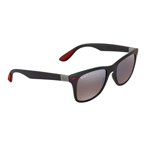 RayBan Rectangular Sunglasses Men's Black