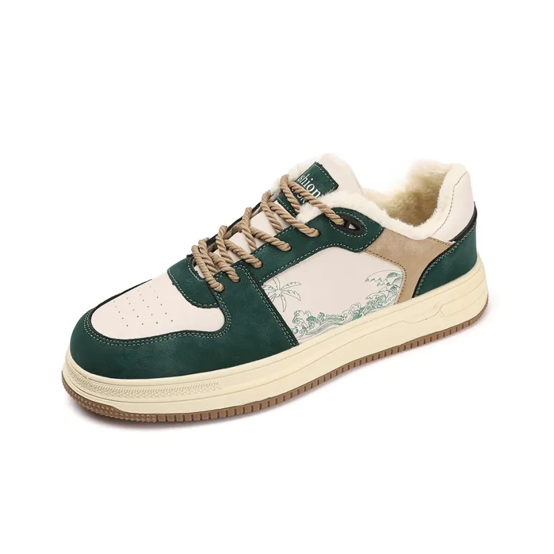 PLAY COBBLER Coverage Warm Low Top Skateboard Shoes Unisex-1