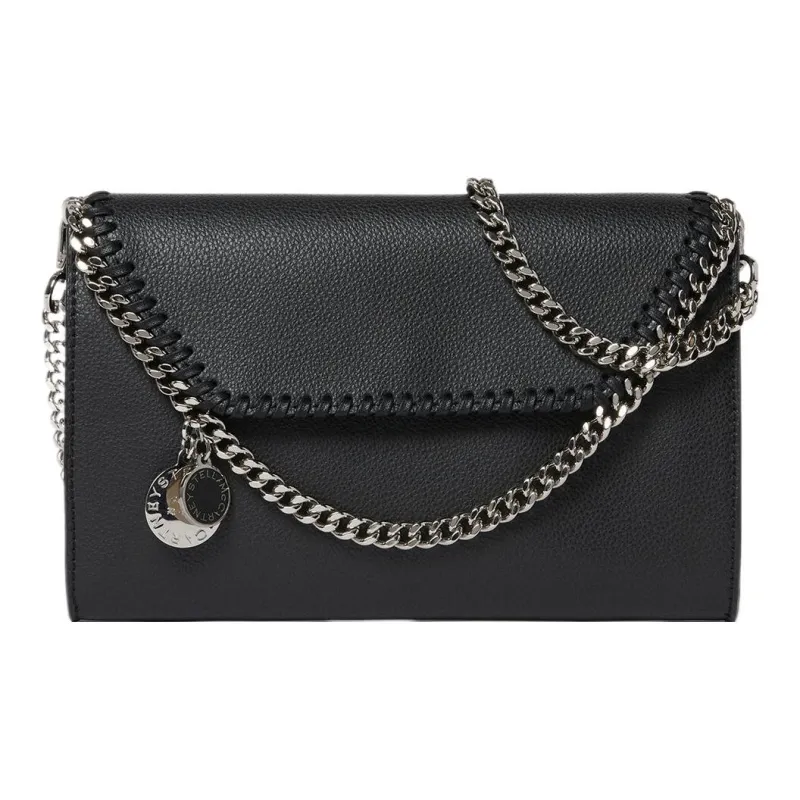 Stella McCartney Falabella Logo Charm Chain Linked Shoulder Bag-0
