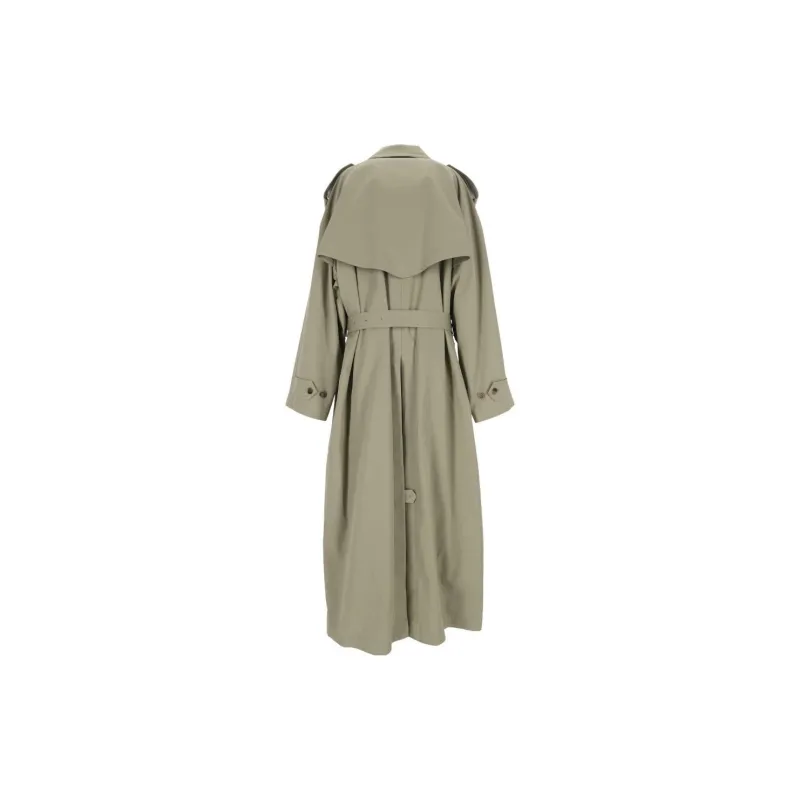 Balenciaga Belted Maxi Trench Coat-1