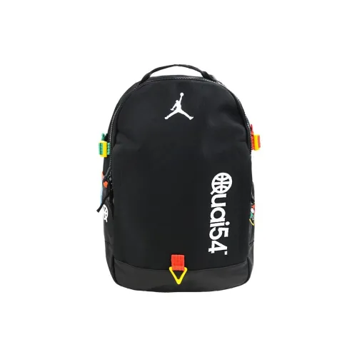 Jordan Polyester Backpack Regular Unisex Black