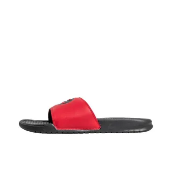 Nike Benassi Just Do It Print Slippers 'Black Red'