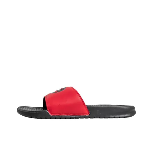 nike air hoop structure aqua base for sale Print Slippers 'Black Red'