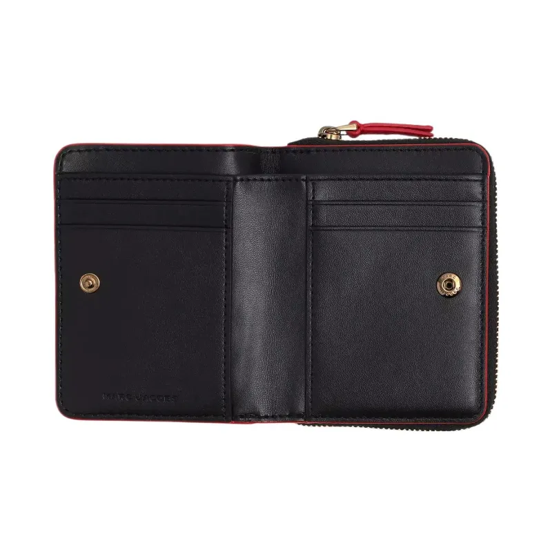MARC JACOBS The Leather Mini Compact Wallet-3