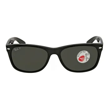 RayBan Nylon Rectangular Sunglasses Men's Black