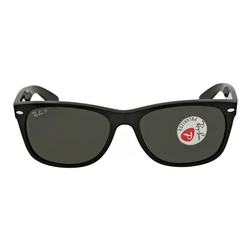 RayBan Nylon Rectangular Sunglasses Men's Black