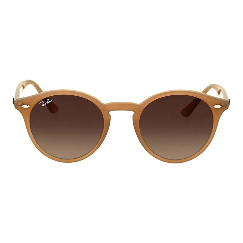 RayBan Propionate Salt Round Sunglasses Women's Brown-1