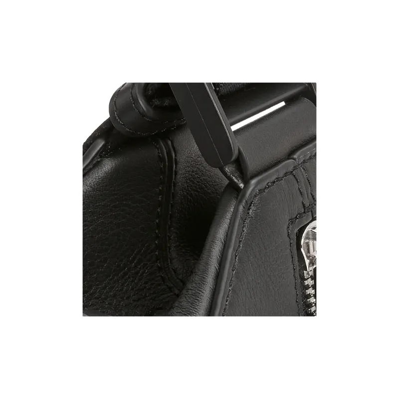 LOEWE Cow Leather Crossbody Bags Fanny Pack Men's Black-5