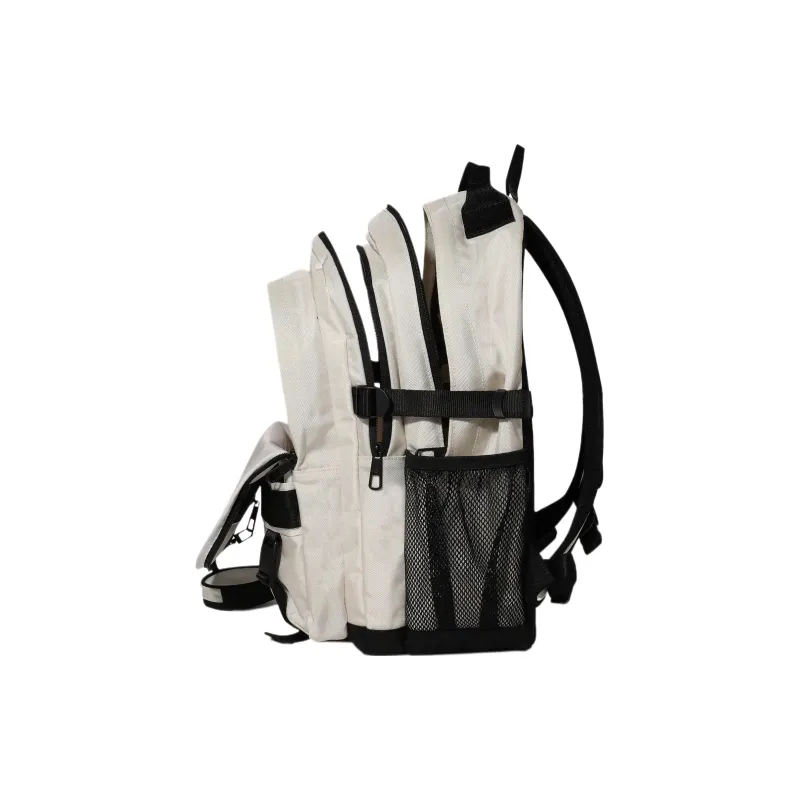 FILA Polyester Backpack Regular Unisex Cream-1