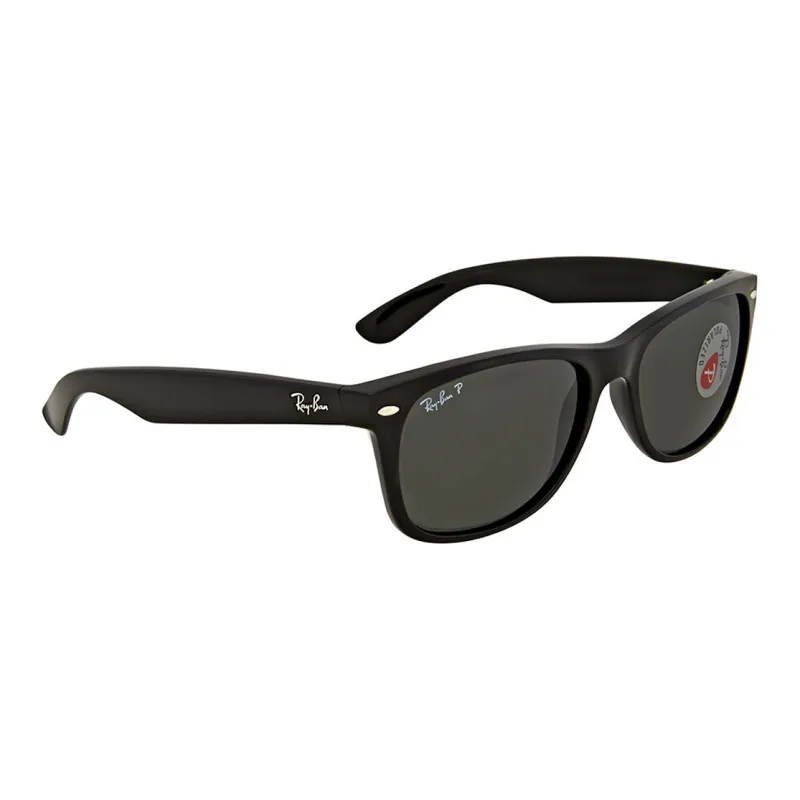 RayBan Nylon Rectangular Sunglasses Men's Black-1