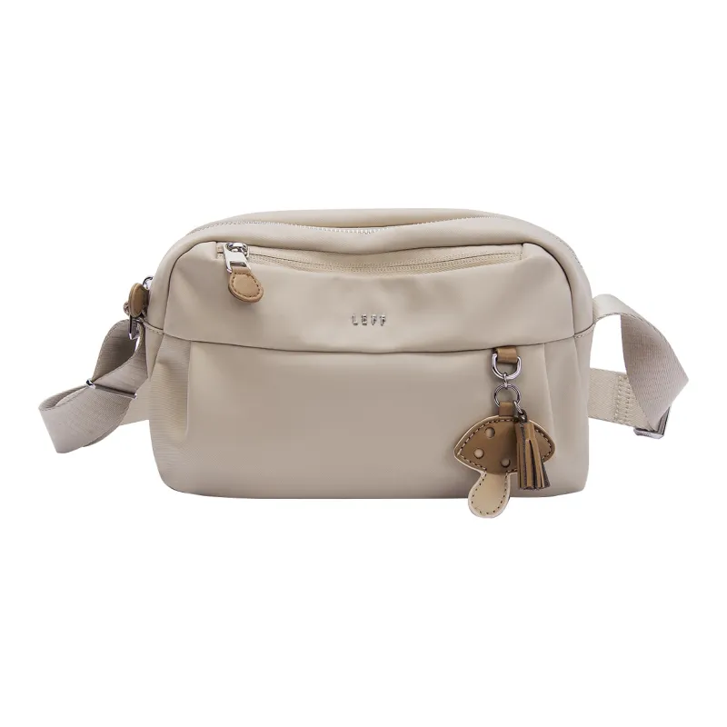LEFF Fabric Handbag, Shoulder Bag, Crossbody Bag Women's Black-5