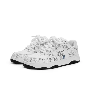LAZY BONS Anti Slip Wear Resistant Low Top Skateboard Shoes Unisex