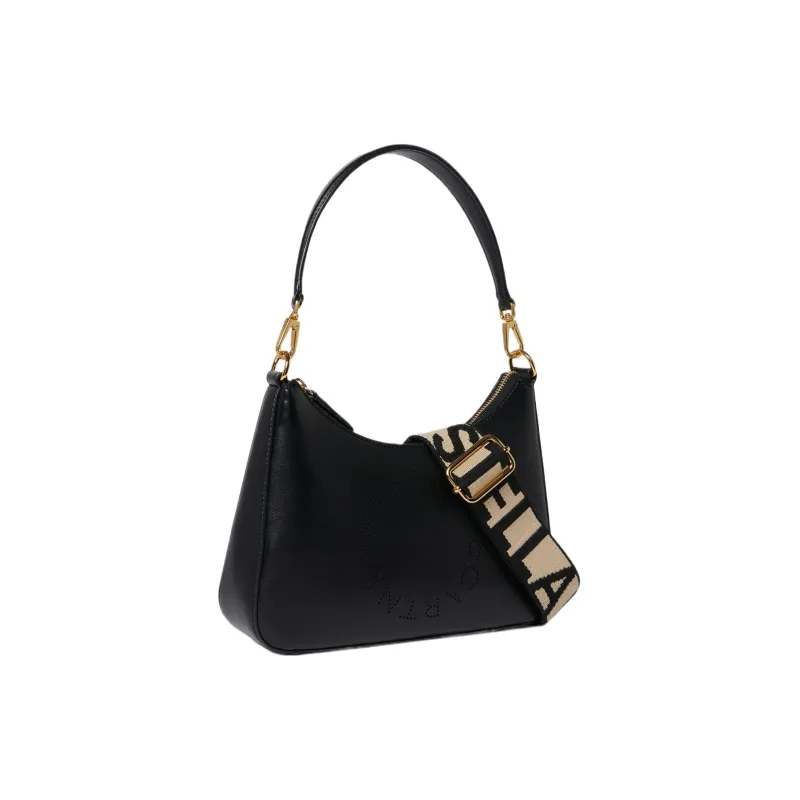 Stella McCartney Logo Perforated Zipped Shoulder Bag-1
