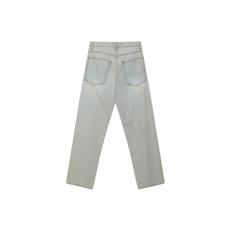 Menblero Jeans Unisex Yellow Mud-1