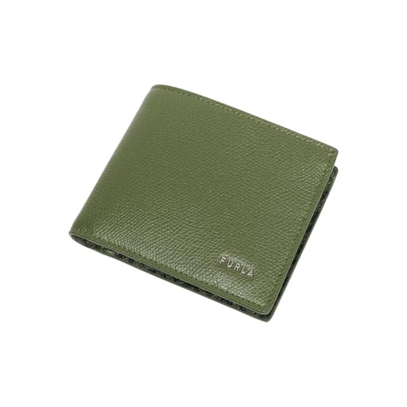 Furla Babylon Leather Wallet Men's Green-1