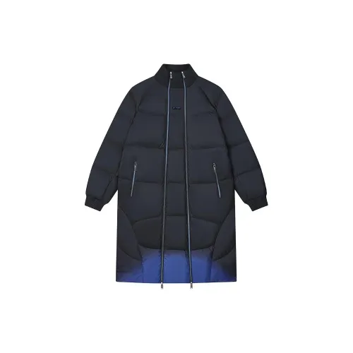 Team Wang X FILA FUSION Down Jackets Unisex Jet Black