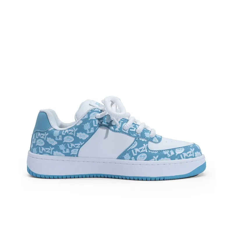 LAZY BONS Anti Slip Wear Resistant Low Top Skateboard Shoes Unisex-8