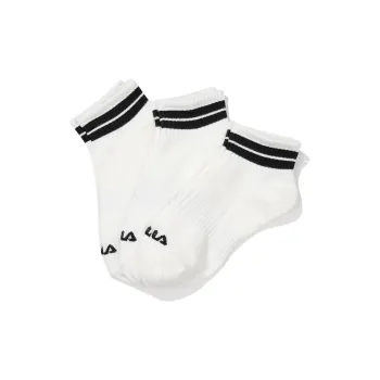 FILA Ankle Socks Unisex 3 Pack White