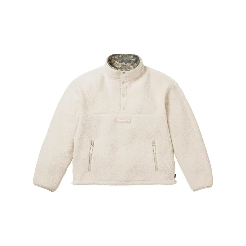 Supreme Polartec Shearling Reversible Pullover-28