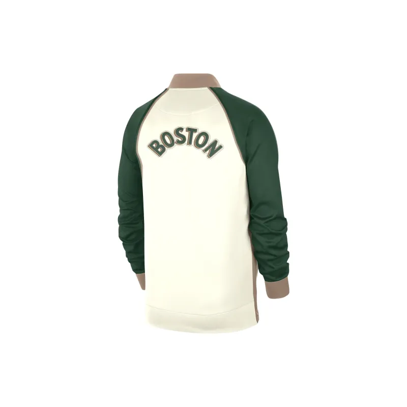 Nike Dri-FIT Full-Zip Boston Celtics Showtime City Edition Jacket Men's Sail White-1