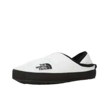 THE NORTH FACE Nuptse Cushioning, Wear Resistant Low Top Casual Shoes Unisex Black White