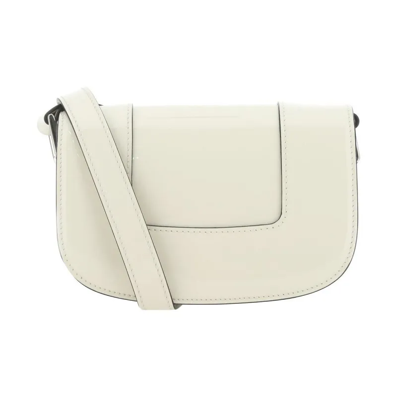 Valentino Patent Leather Shoulder Bag Crossbody Bag Small Size Women's White-2