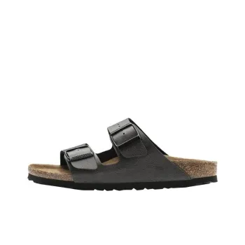 Birkenstock Arizona Slide Slippers Women's Dark Gray Narrow Fit