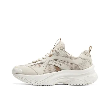 Skechers Abrasion Resistant Low Top Casual Shoes Women's Beige