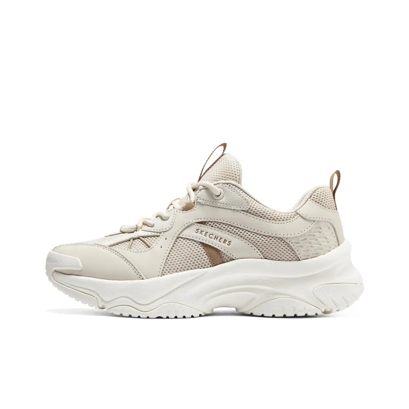 Skechers Abrasion Resistant Low Top Casual Shoes Women's Beige-0