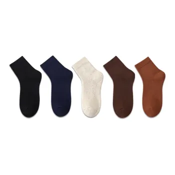 MIIOW Mid Calf Socks Women's 5 Pack
