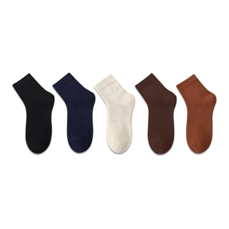 MIIOW Mid Calf Socks Women's 5 Pack-0
