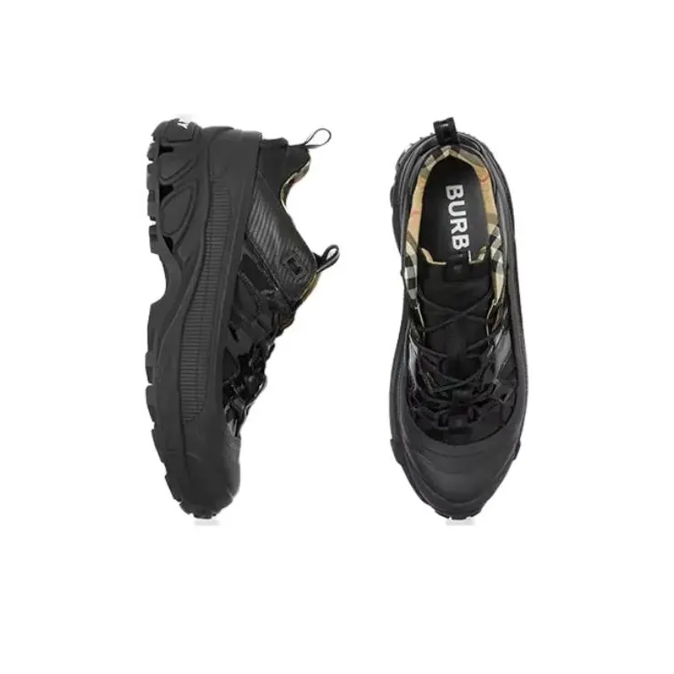 Burberry Arthur Low Top Sports Casual Shoes Men's Black-3
