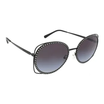 MICHAEL KORS Metal Round Sunglasses Women's Black