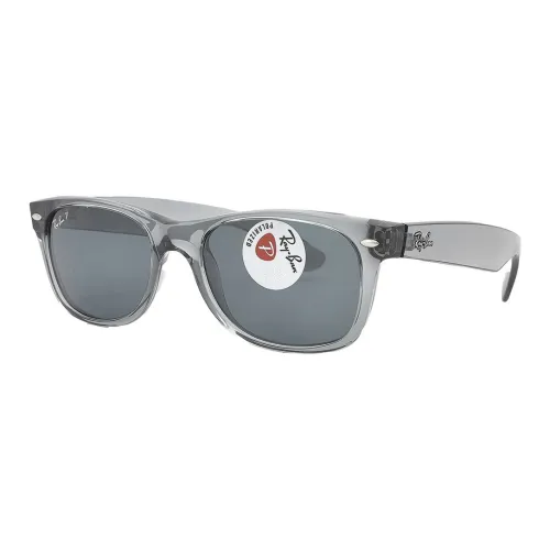 RayBan Nylon Rectangular Sunglasses Unisex Gray