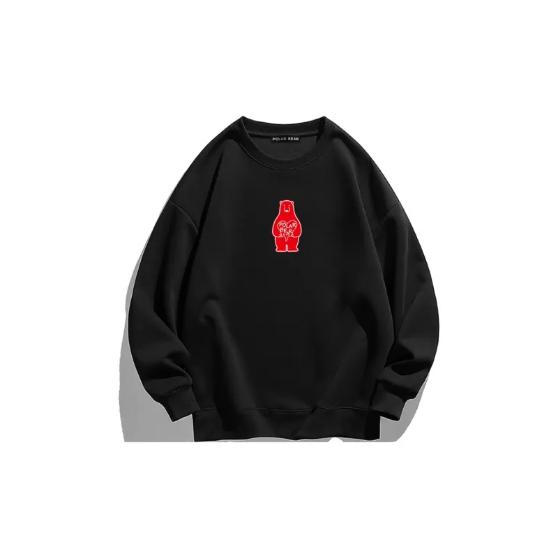 POLAR BEAR Loose Fit Drop Shoulder Sweatshirt Unisex-1