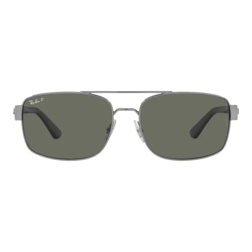 RayBan Irregular Shape Sunglasses Unisex Black