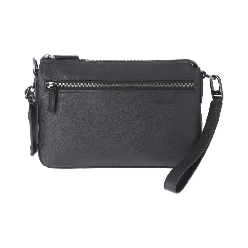 TUMI TUMI-Harrison Natural Leather Crossbody Bag Shoulder Bag Unisex Black-0